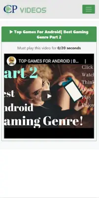 CP Videos android App screenshot 1